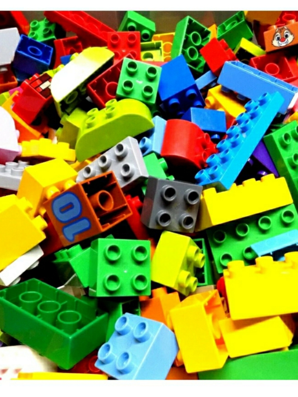 Lego Lego Duplo Lot Of 150pcs Building Bricks Blocks Flats Assorted